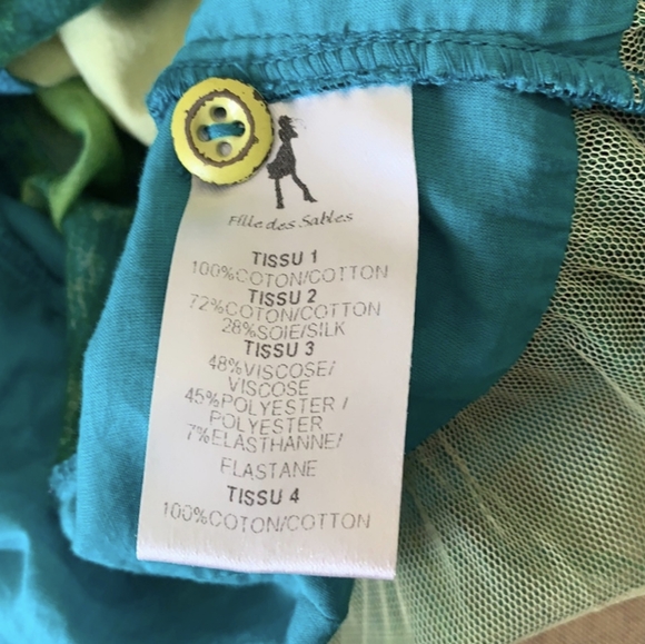 Unique Watercolour Stripe Button-down Tank Top - Picture 9 of 10